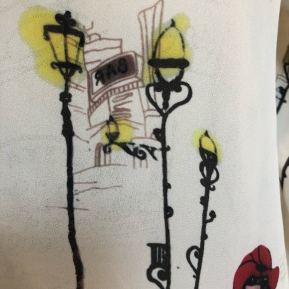 Parisian print blouse - Picture 7 of 8